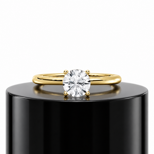 Round Solitaire Ring