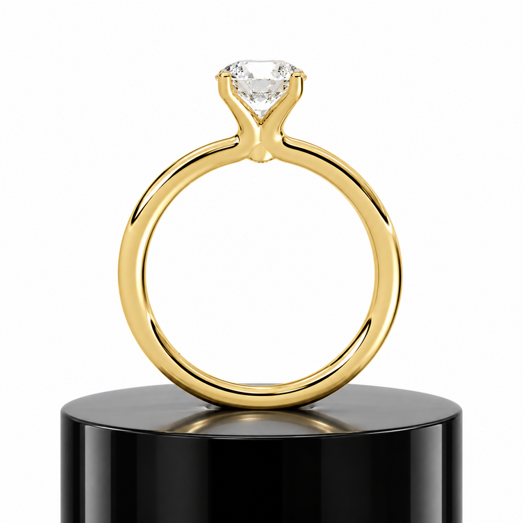 Round Solitaire Ring