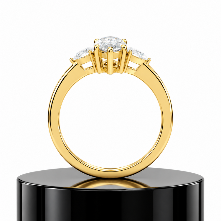 Marquise Trilogy Diamond Ring