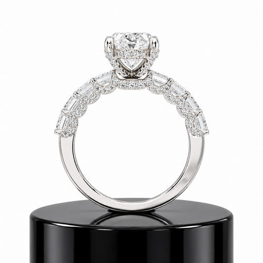 Oval Luxury Diamond Ring