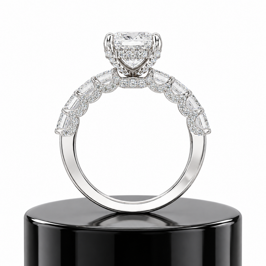 Cushion Luxury Diamond Ring