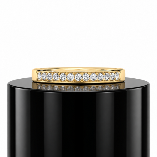 Men's Channel Diamond Wedding Band