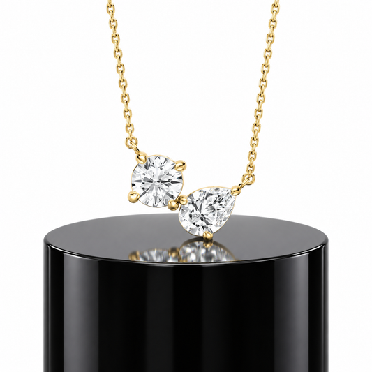 Twin Diamond Pendant