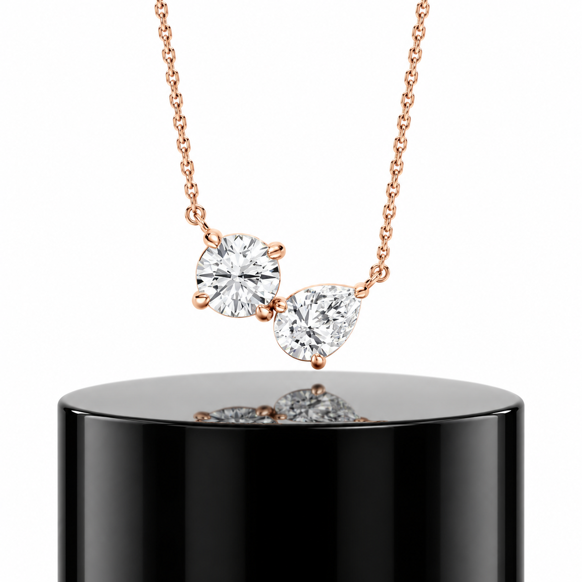 Twin Diamond Pendant