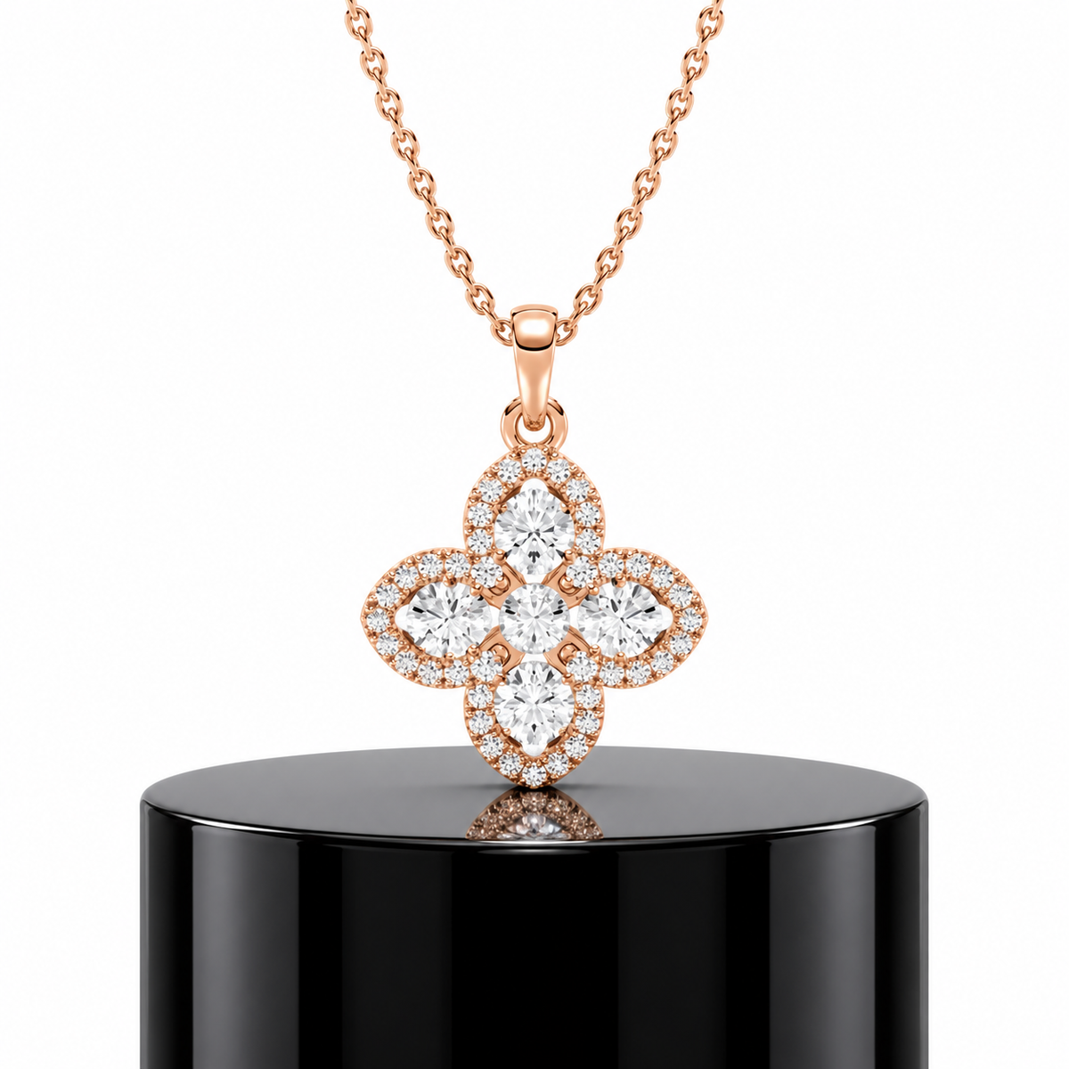 Magnolia Diamond Pendant