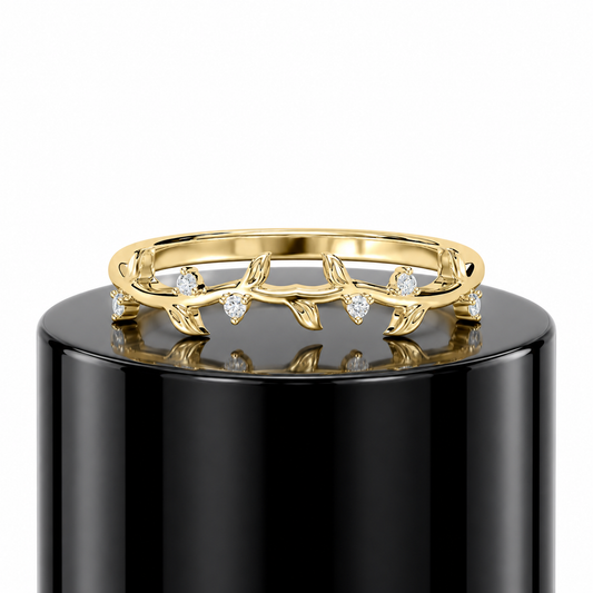 Botanical Diamond Band