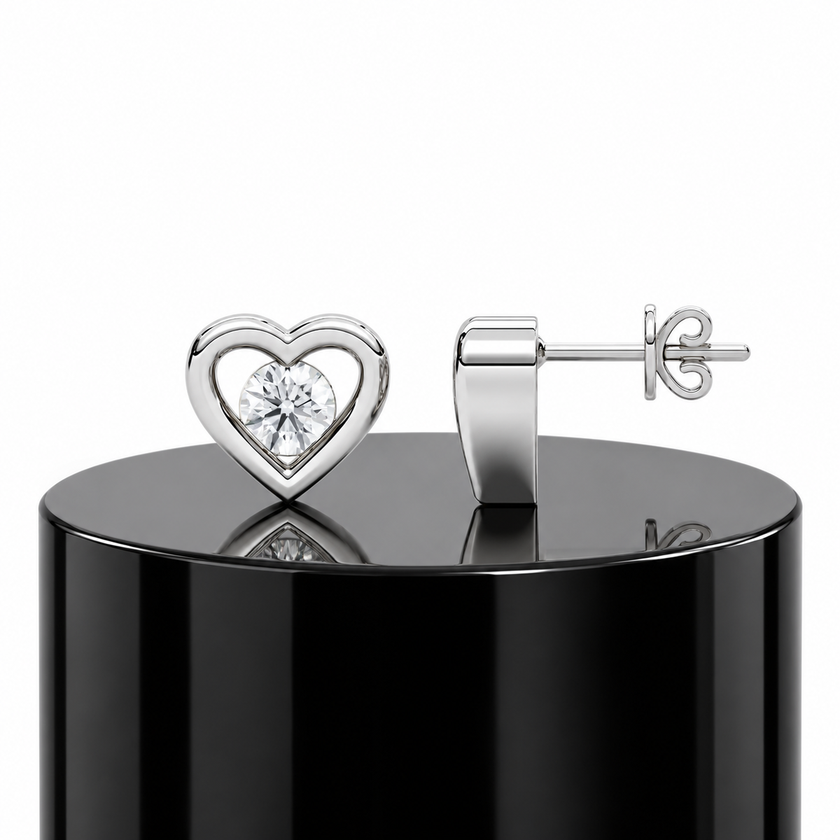 Heart Studs For Kids