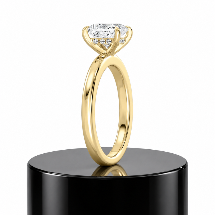 Princess Hidden Halo Ring