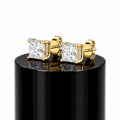 Princess Hidden Halo Studs