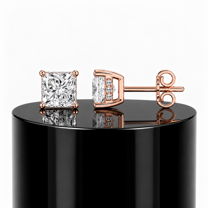 Princess Hidden Halo Studs