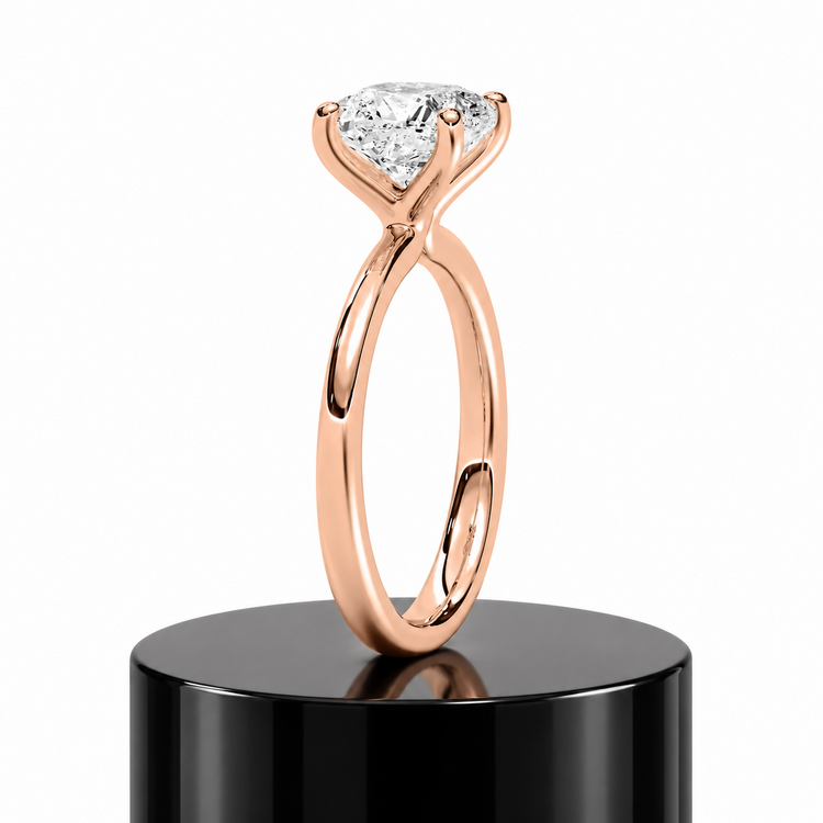 2ct Cushion Solitaire Ring