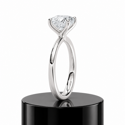 2ct Cushion Solitaire Ring