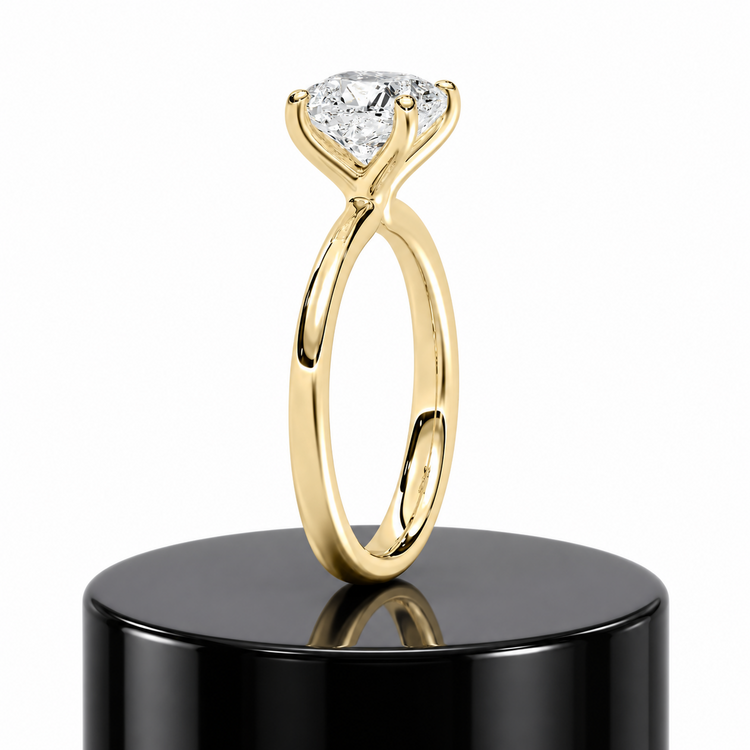 2ct Cushion Solitaire Ring