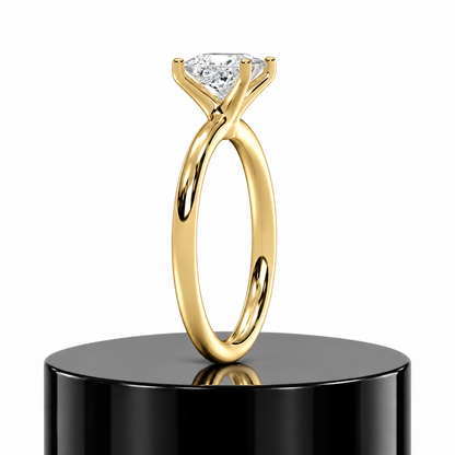 Princess Solitaire Ring