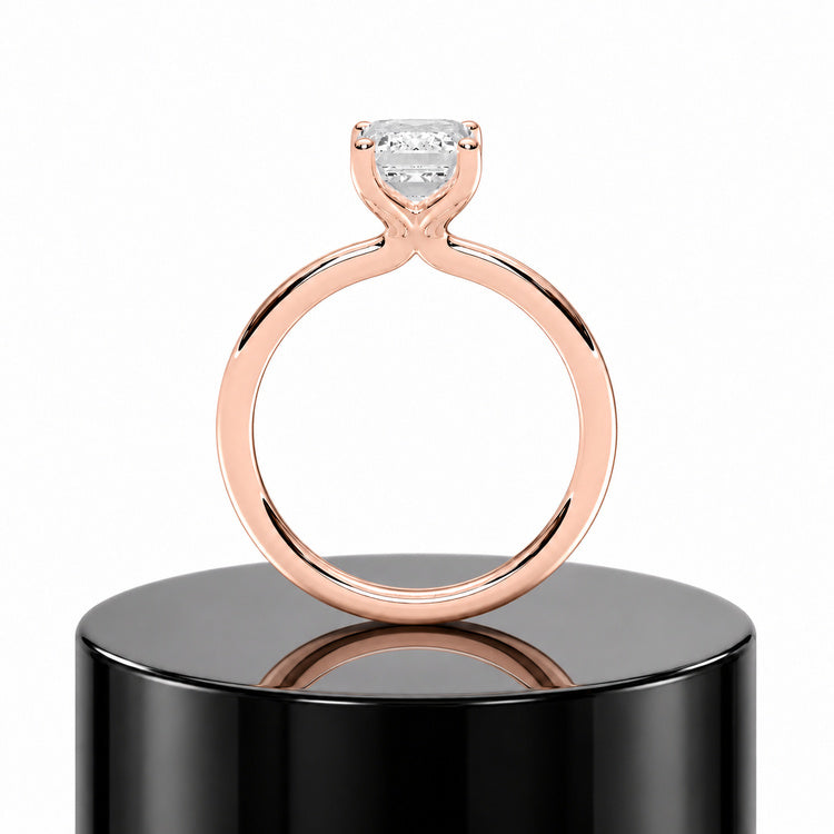 2ct Emerald Solitaire Ring