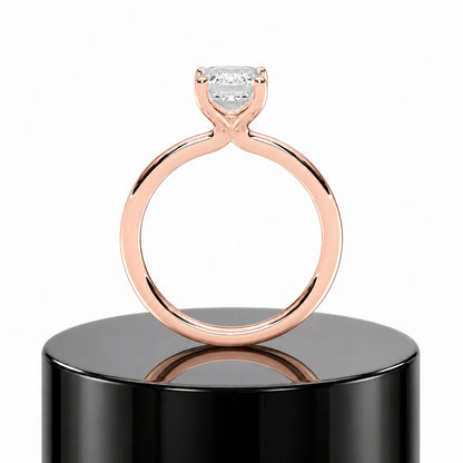 2ct Emerald Solitaire Ring