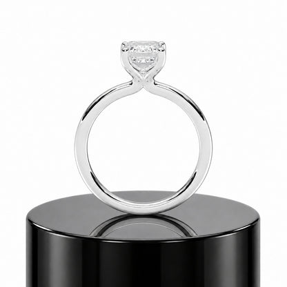 2ct Emerald Solitaire Ring