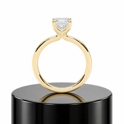 2ct Emerald Solitaire Ring