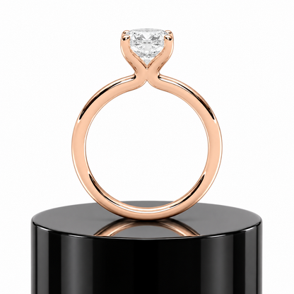 2ct Cushion Solitaire Ring