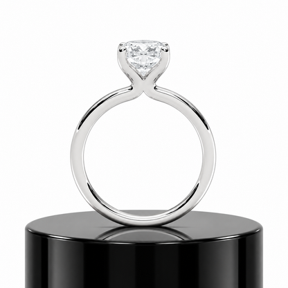 2ct Cushion Solitaire Ring