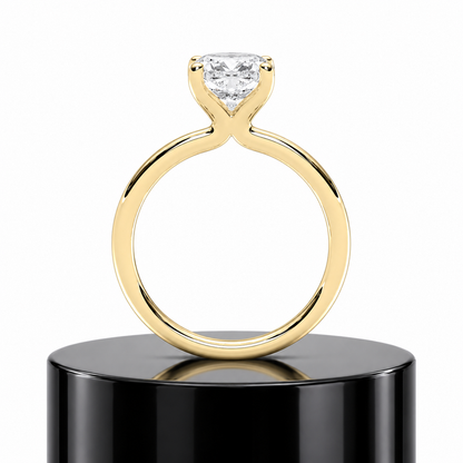 2ct Cushion Solitaire Ring