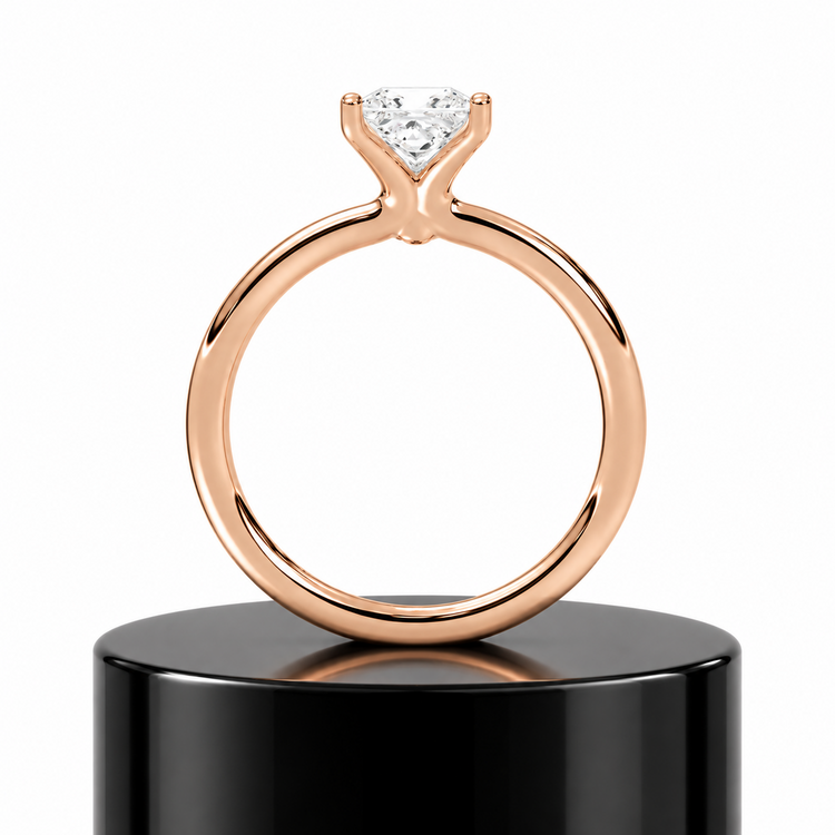 Princess Solitaire Ring