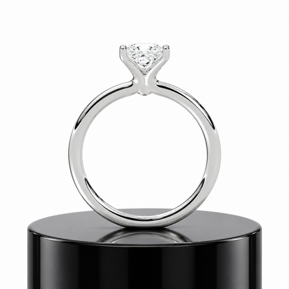 Princess Solitaire Ring