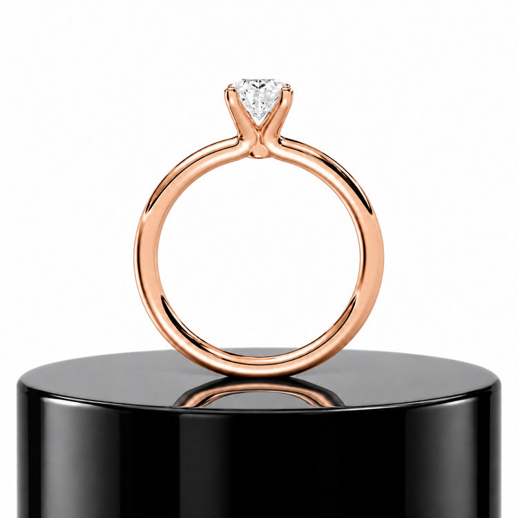 Oval Solitaire Ring