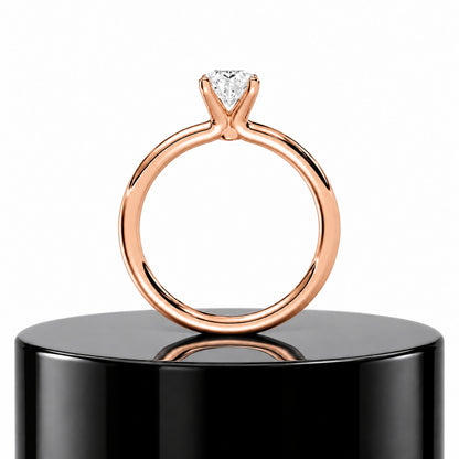 Oval Solitaire Ring