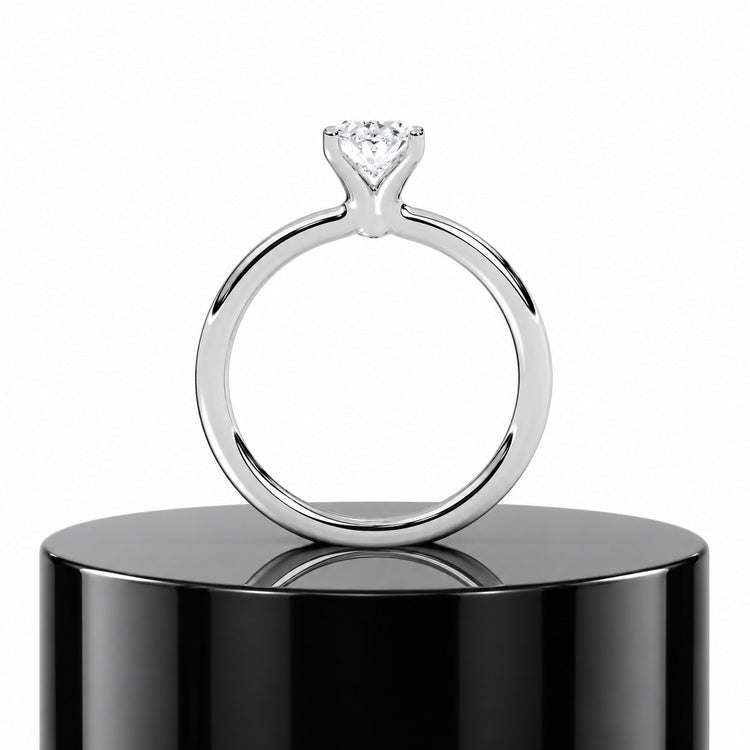 Oval Solitaire Ring