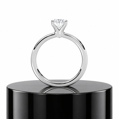 Oval Solitaire Ring