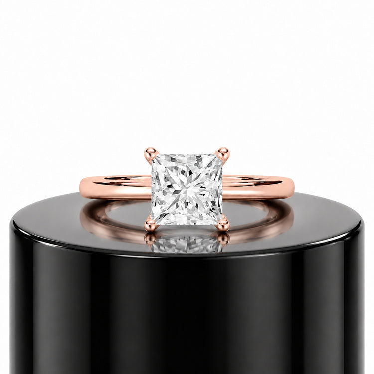 2ct Princess Solitaire Ring