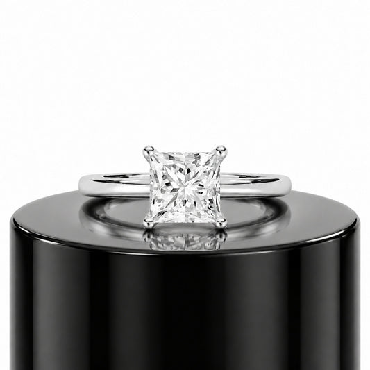 2ct Princess Solitaire Ring