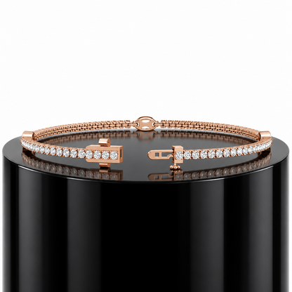 Marquise Accent Tennis Bracelet