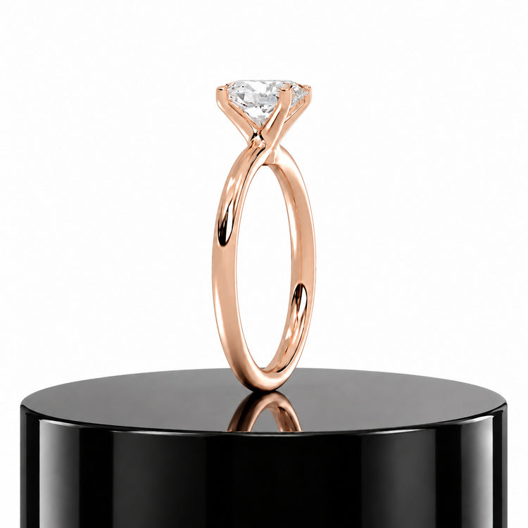 Oval Solitaire Ring