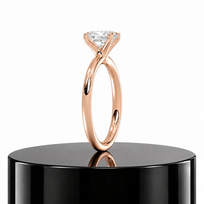 Oval Solitaire Ring