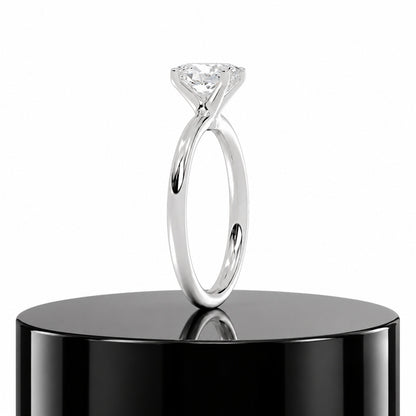 Oval Solitaire Ring