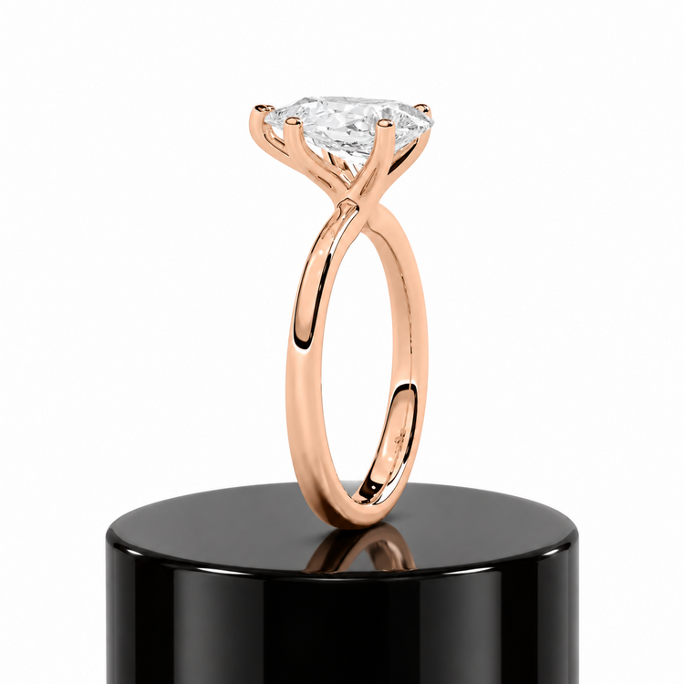 2ct Pear Solitaire Ring