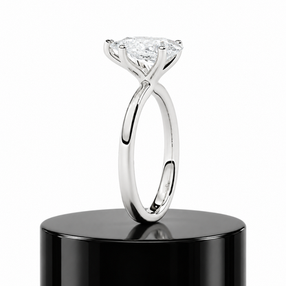 2ct Pear Solitaire Ring