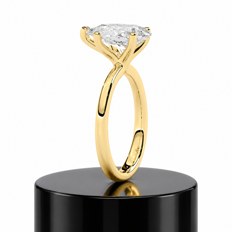 2ct Pear Solitaire Ring