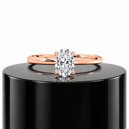Oval Solitaire Ring