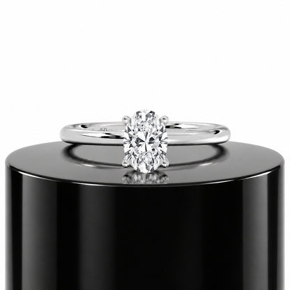 Oval Solitaire Ring