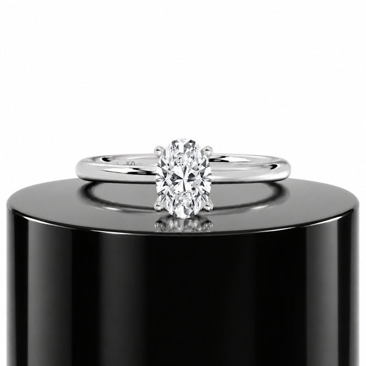 Oval Solitaire Ring