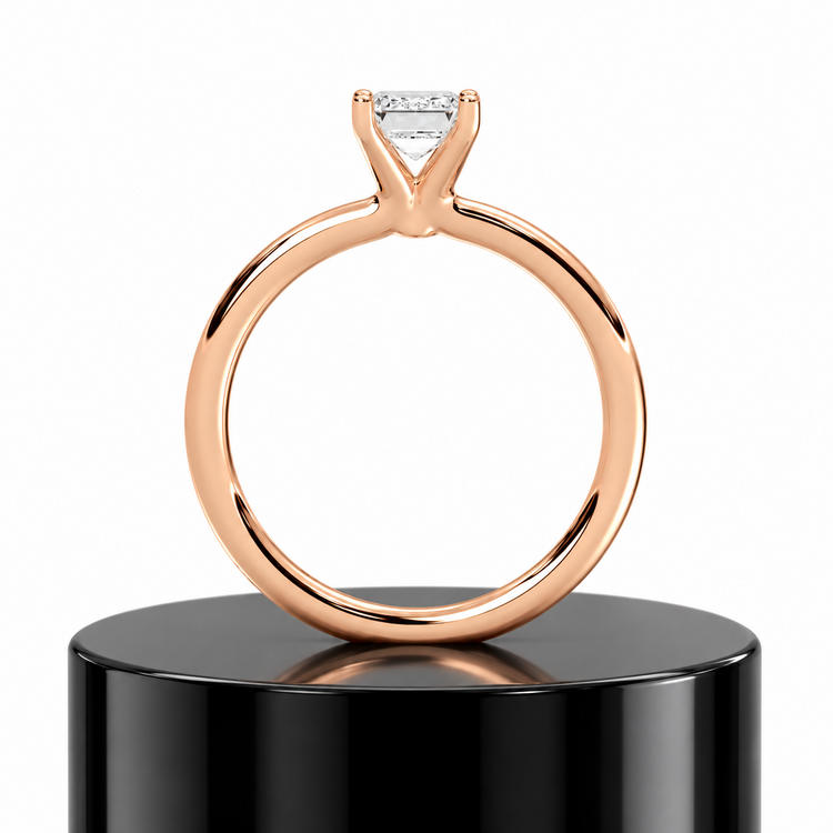 Emerald Solitaire Ring
