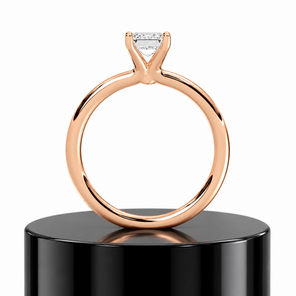 Emerald Solitaire Ring