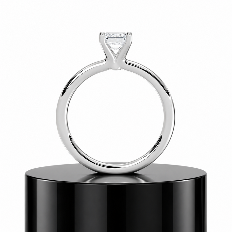 Emerald Solitaire Ring