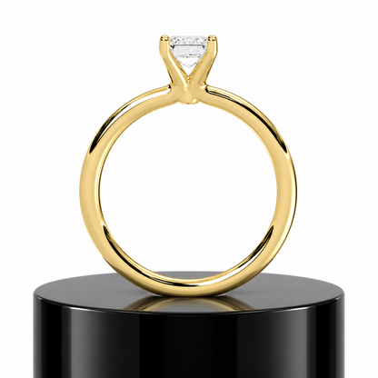 Emerald Solitaire Ring