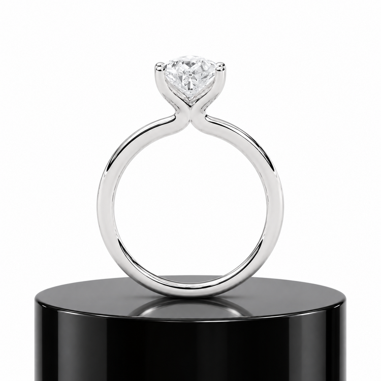 2ct Pear Solitaire Ring