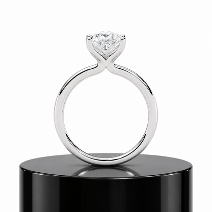 2ct Pear Solitaire Ring