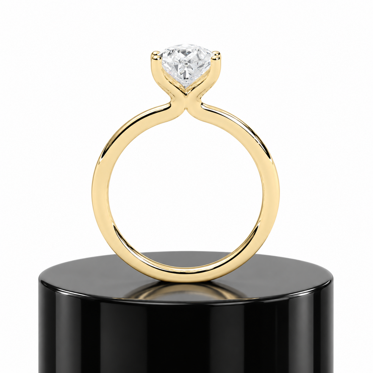 2ct Pear Solitaire Ring